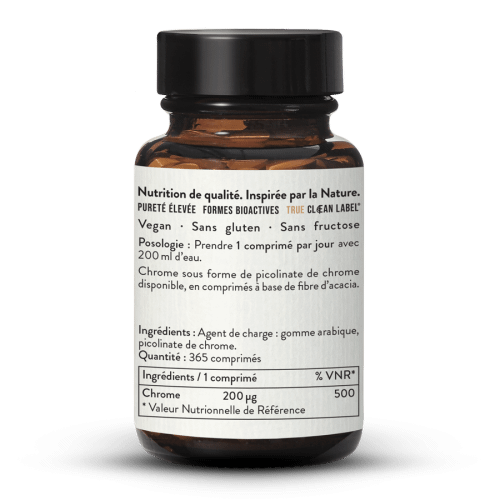 Picolinate de chrome en comprims