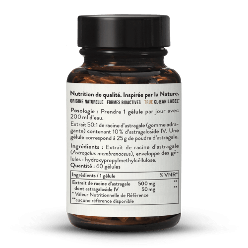 Extrait d'astragale en glules