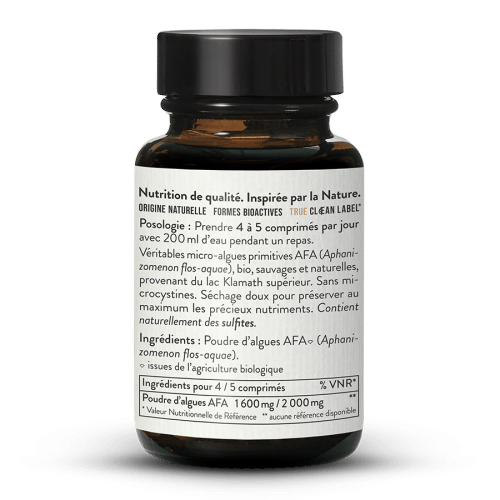 Algue Klamath (AFA) bio 400 mg en comprims