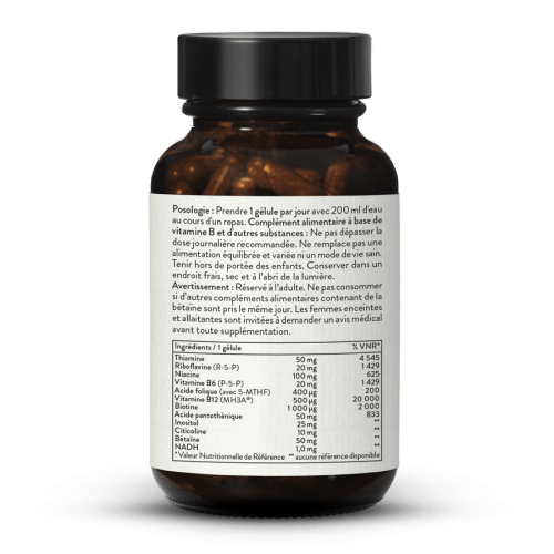Complexe de vitamines B bioactif Forte