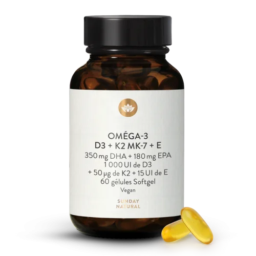 Omga-3 + vitamines D3 + K2 + E