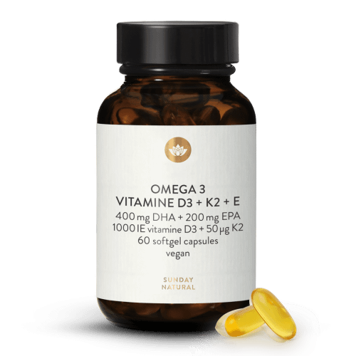 Omega 3 Plus Vitamine D3 + K2 + E Vegan