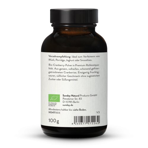 Bio Cranberry Pulver