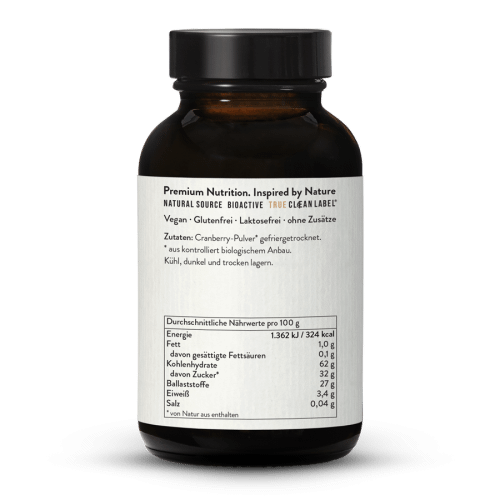 Poudre de canneberge sauvage bio
