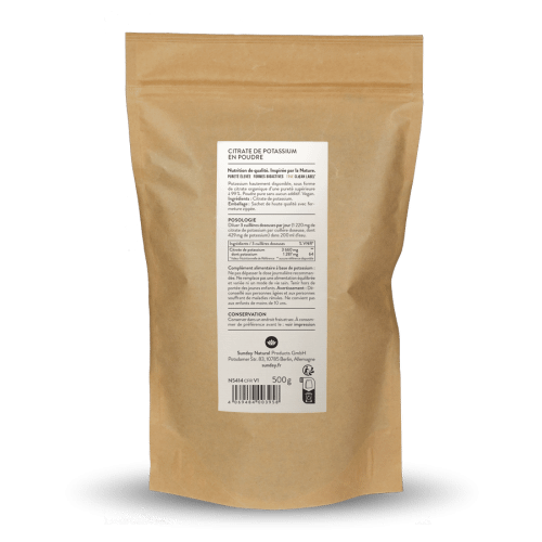 Poudre de citrate de potassium