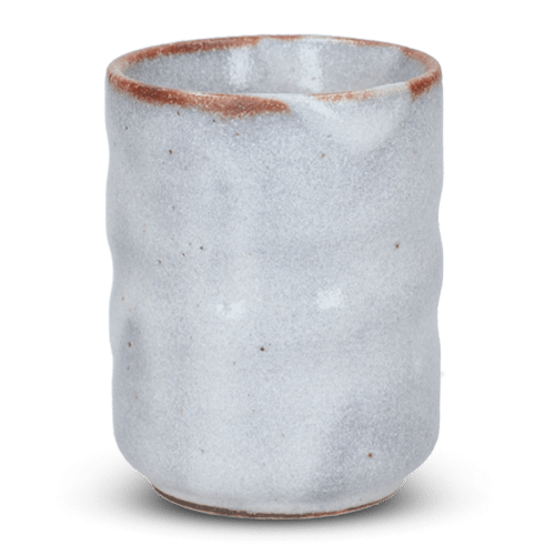 Japanese Clay Teacup Shino Naga