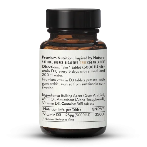 Vitamin D3 5000 IU High-Dose 365 Tablets