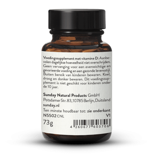 Vitamine D3 25 g / 1000 IE 365 Tabletten