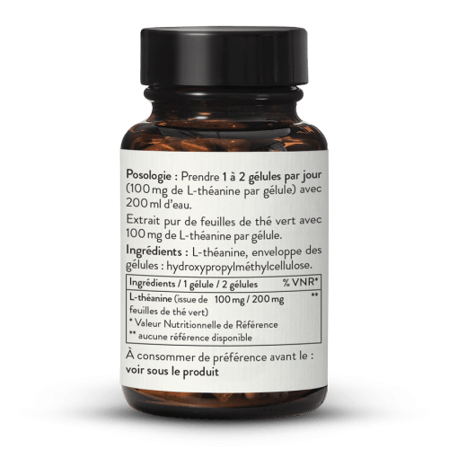 Extrait de th vert L-thanine 100 mg