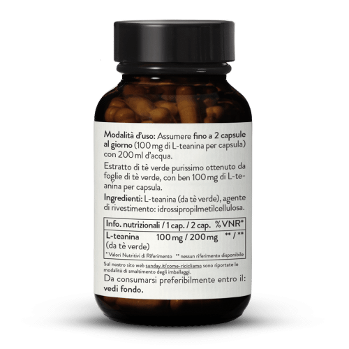 Estratto di t verde L-teanina 100 mg