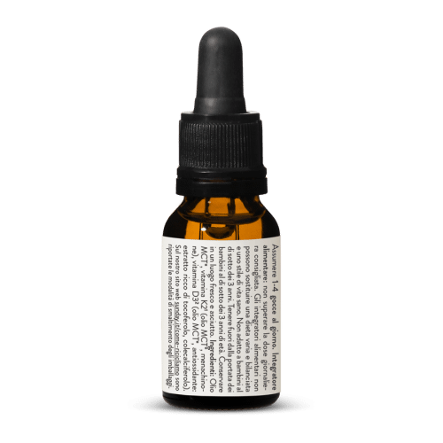 Vitamina D3 + K2 MK7 200 UI + 15 mcg gocce