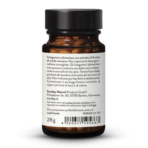 Estratto di cardo mariano 250 mg