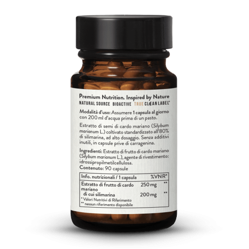 Estratto di cardo mariano 250 mg