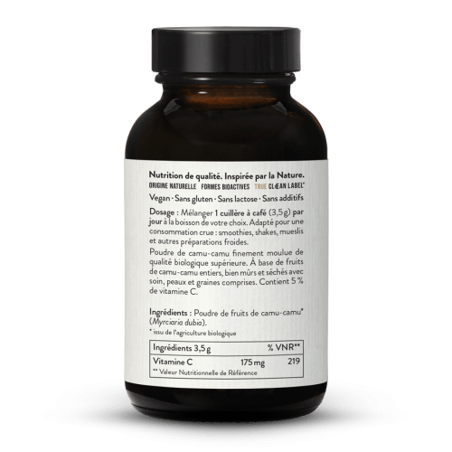 Camu Camu bio en poudre - 7,8 % de vitamine C