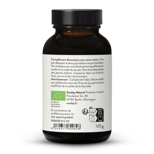 Camu Camu bio en poudre - 7,8 % de vitamine C