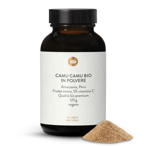Camu camu bio in polvere selvatico 7,8 % di vitamina C