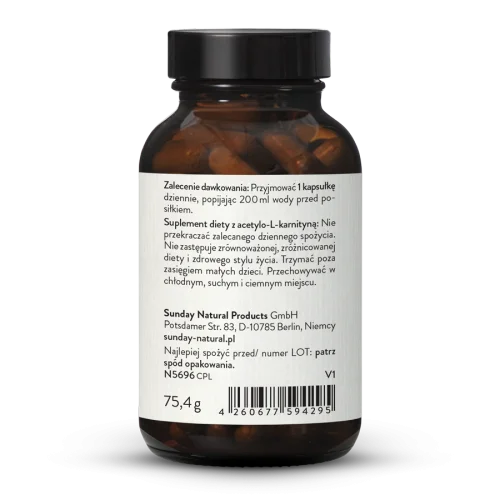 Acetylo-l-karnityna 500 Kapsuki