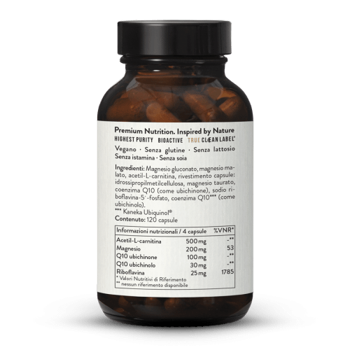 Migra Complex Q10, Magnesio, B2, Acetil-l-carnitina