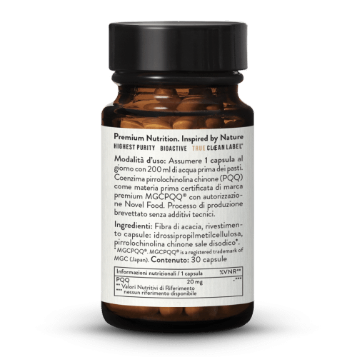 PQQ 20 Mg Pirrolochinolina Chinolo