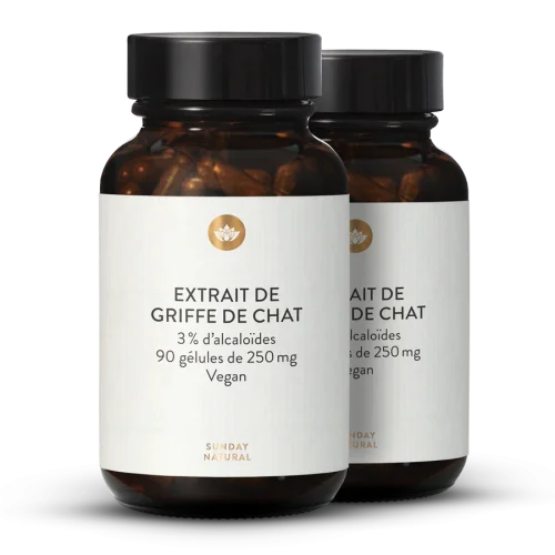 Extrait de griffe de chat (Cat's Claw) 250 mg en glules