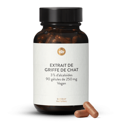 Extrait de griffe de chat (Cat's Claw) 250 mg en glules