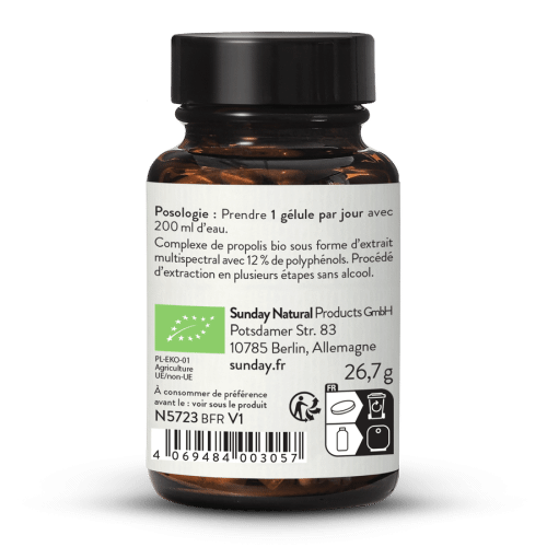 Extrait de propolis bio en glules