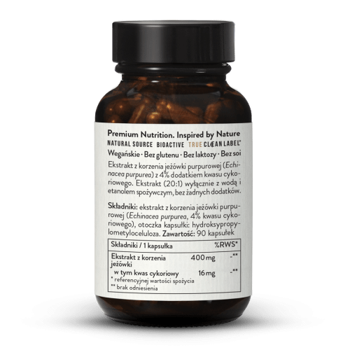 Ekstrakt Echinacea 400mg Kapsuki