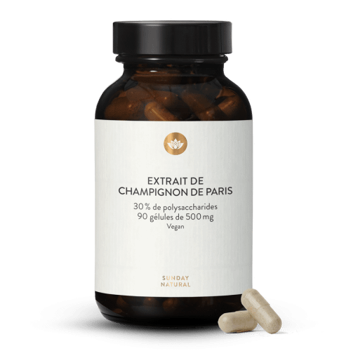Extrait de champignon de Paris en glules