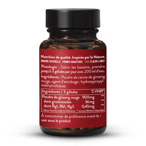 Ginseng rouge naturel 4 %