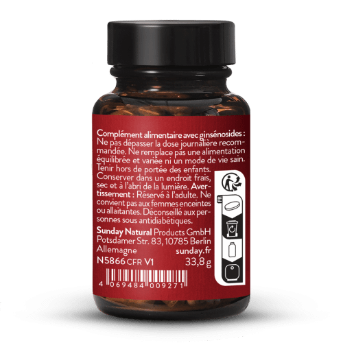 Ginseng rouge naturel 4 %