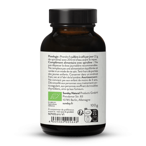 Spiruline bio d'Italie