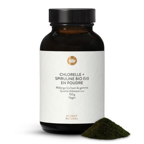 Chlorelle + Spiruline en poudre
