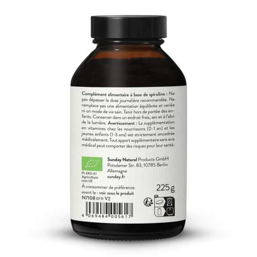 Spiruline bio en poudre