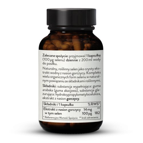 Selen 100 g w kapsukach
