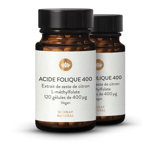 Acide folique (folate) 400 g en glules