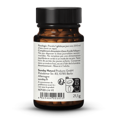 Acide folique (folate) 400 g en glules