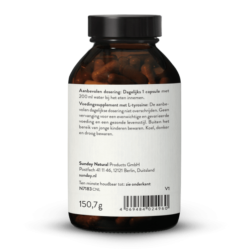 L-Tyrosine 500 mg Capsules