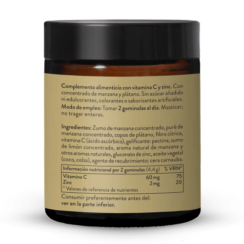 Vitamina C + zinc en gominolas