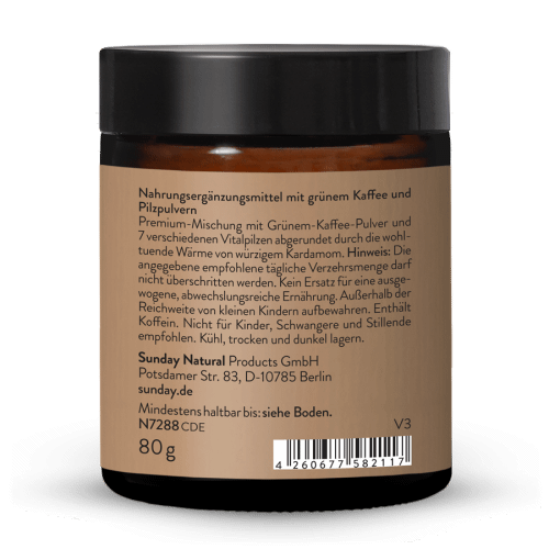 Mild Cardamom Mushroom Coffee