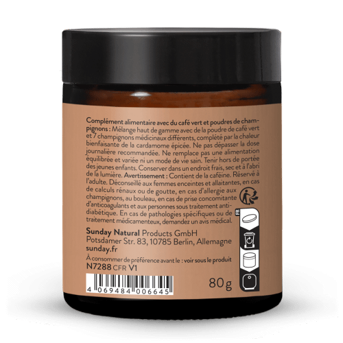 Mild Cardamom Mushroom Coffee