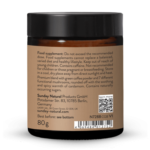 Mild Cardamom Mushroom Coffee