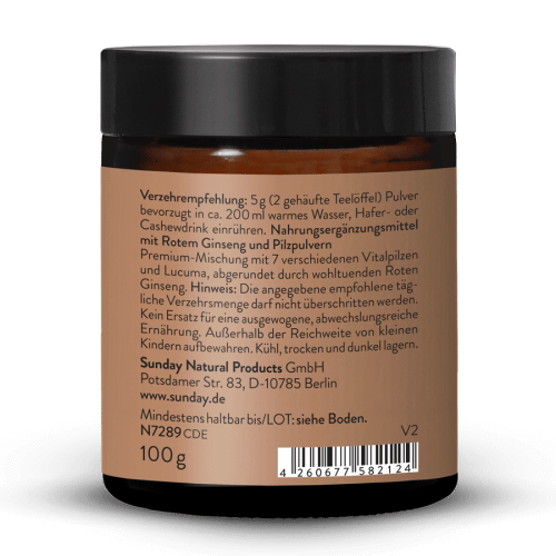 Mild Ginseng Mushroom Brew