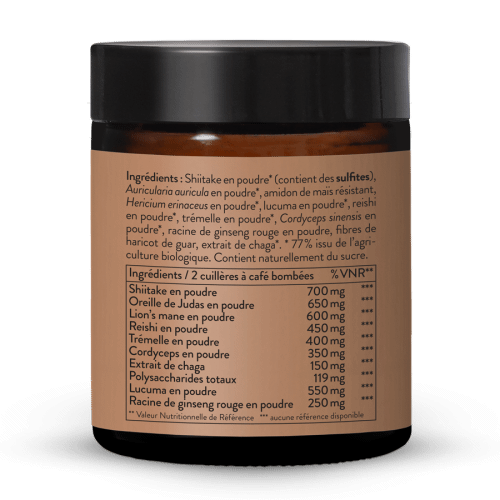 Mild ginseng mushroom brew