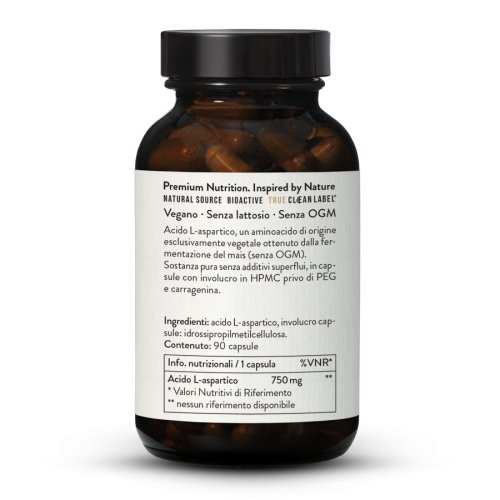 Acido L-aspartico 750 mg in capsule