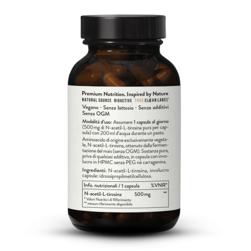 N-acetil-L-tirosina 500 mg in capsule