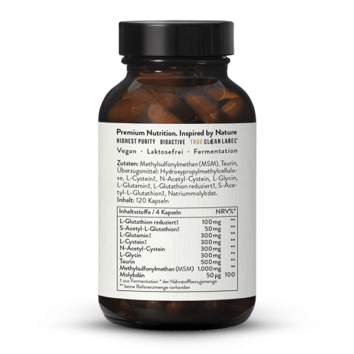 Complexe de glutathion + prcurseurs