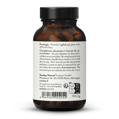Extrait de cynorrhodon en glules