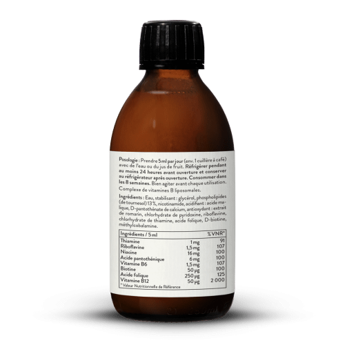 Complexe de vitamines B liposomales