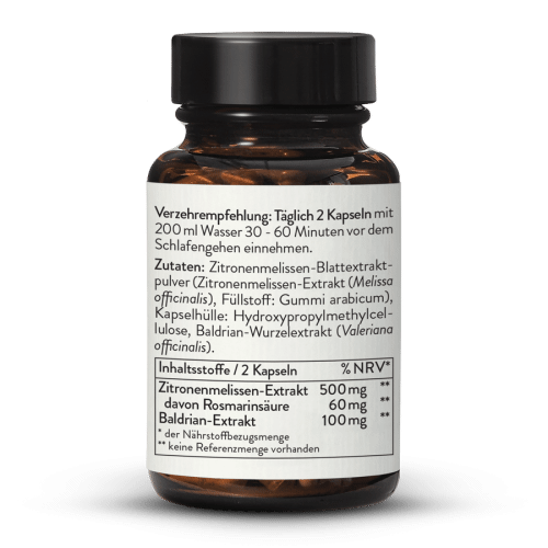 Valerian + Lemon Balm Capsules