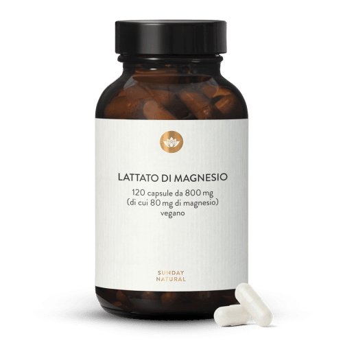 Lattato di magnesio in capsule